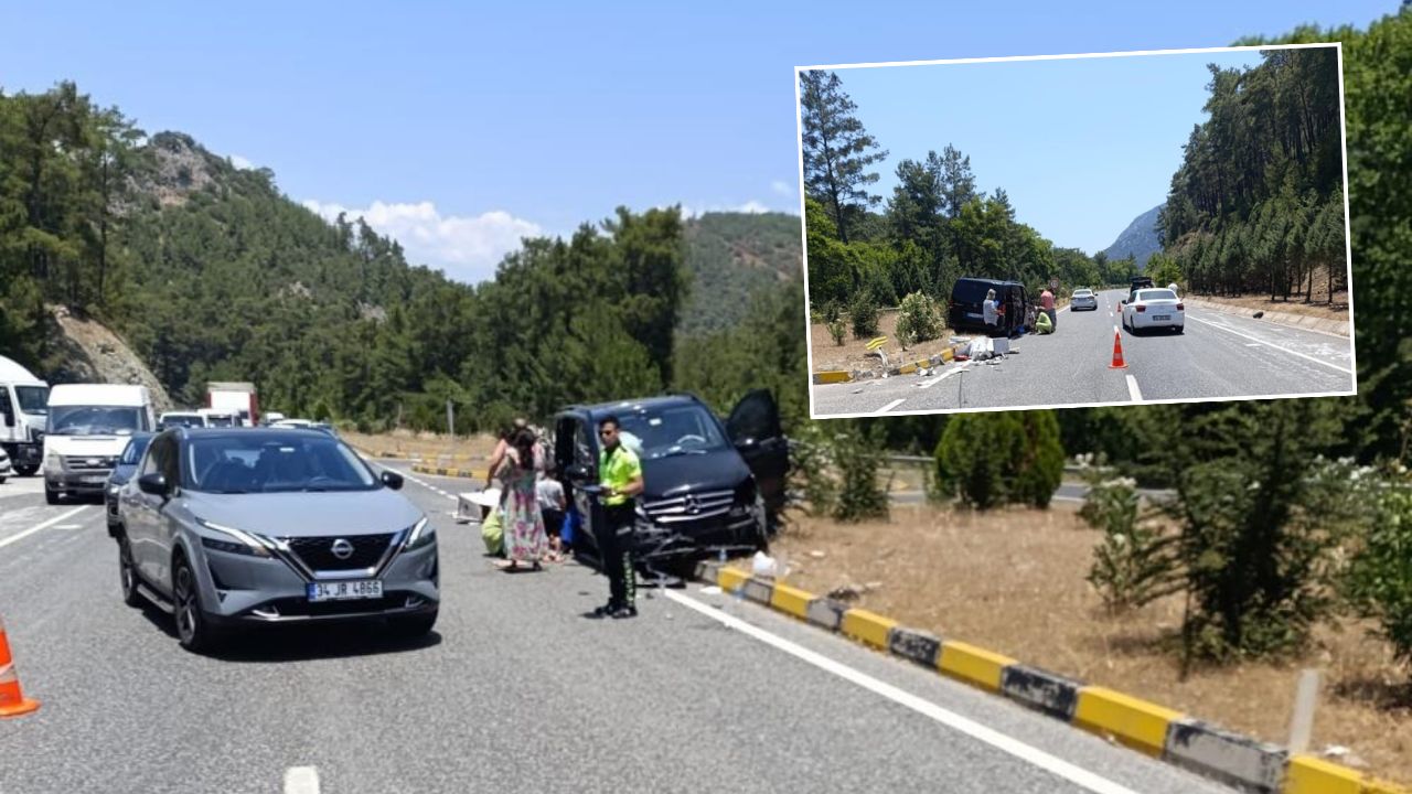 Muğla’da iki araç çarpıştı: Çok sayıda yaralı var!