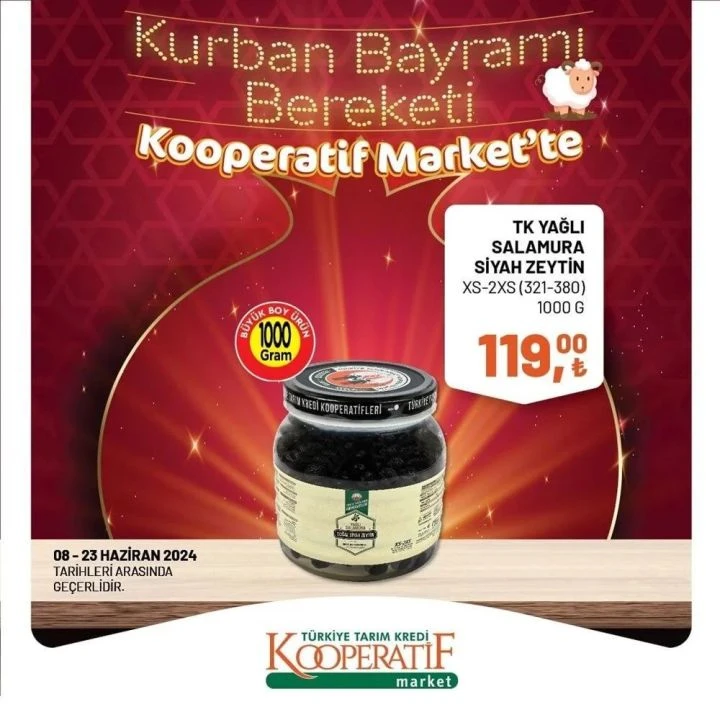 130 üründe indirim başladı! Tarım Kredi Kooperatif Market'in 23 Haziran ürün listesi yayınlandı - 9. Resim