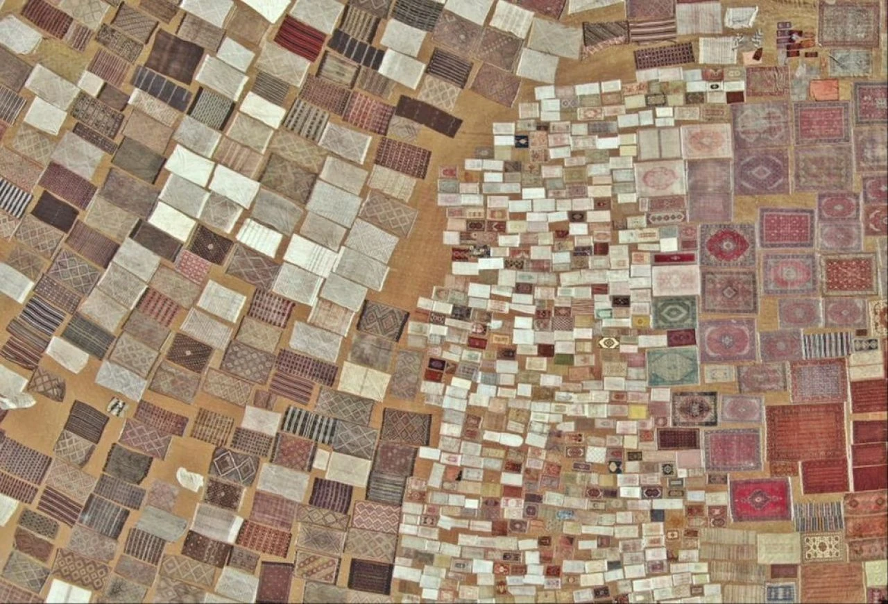 Antalya'nın renkli halı tarlaları! ABD'lilerin gözü burada..