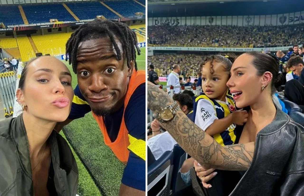 Galatasaray ile anlaşan Batshuayi'nin eşi isyan etti: "Çocuğumun ölmesini dileyenler utanın!"