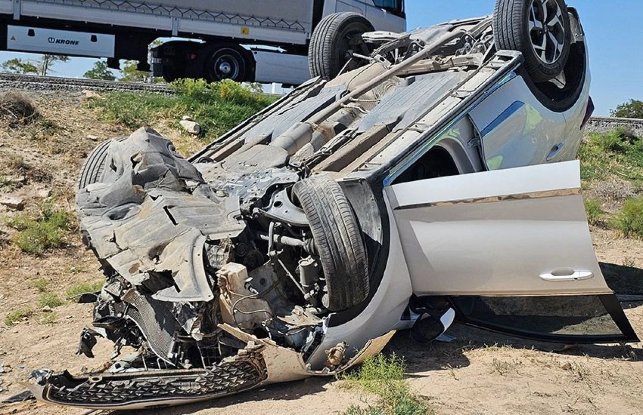 Aksaray'da kaza: 2'si çocuk 3 yaralı