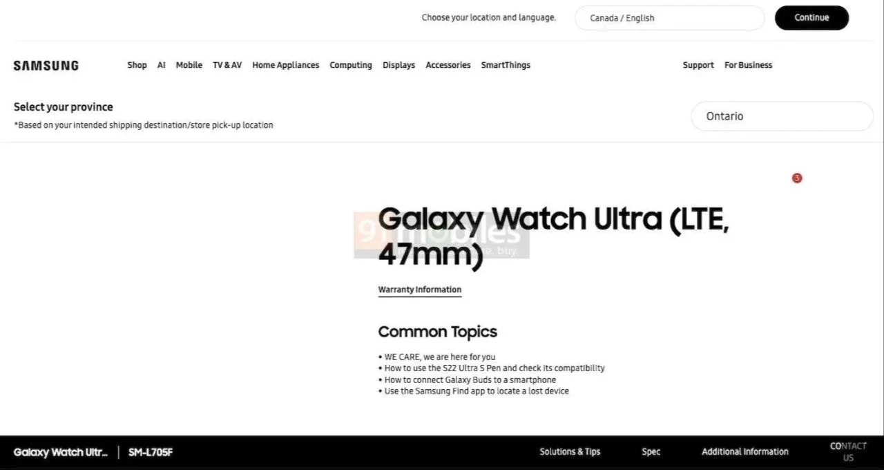 Apple Watch rakibi Samsung Galaxy Watch Ultra'nın kilit özellikleri belli oldu