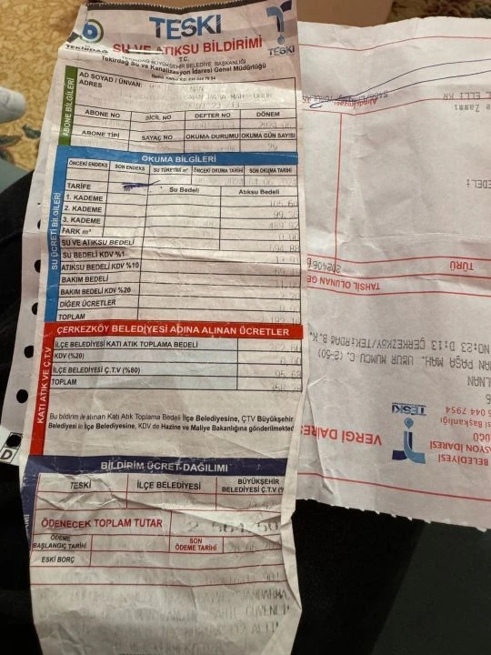 Emekli vatandaşa 2 bin 564 TL şoku! Evine gelen su faturasını görünce tepki gösterdi