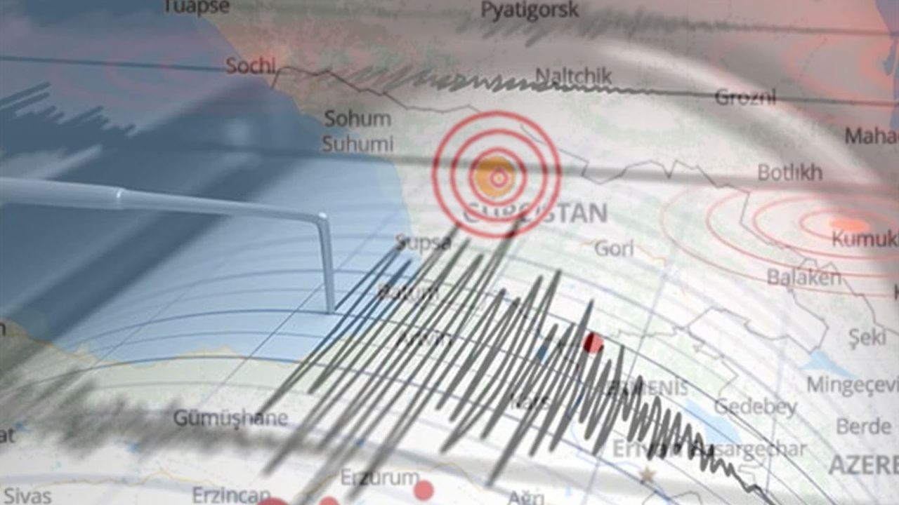 Gürcistan sallandı! Deprem Türkiye&#039;den de hissedildi