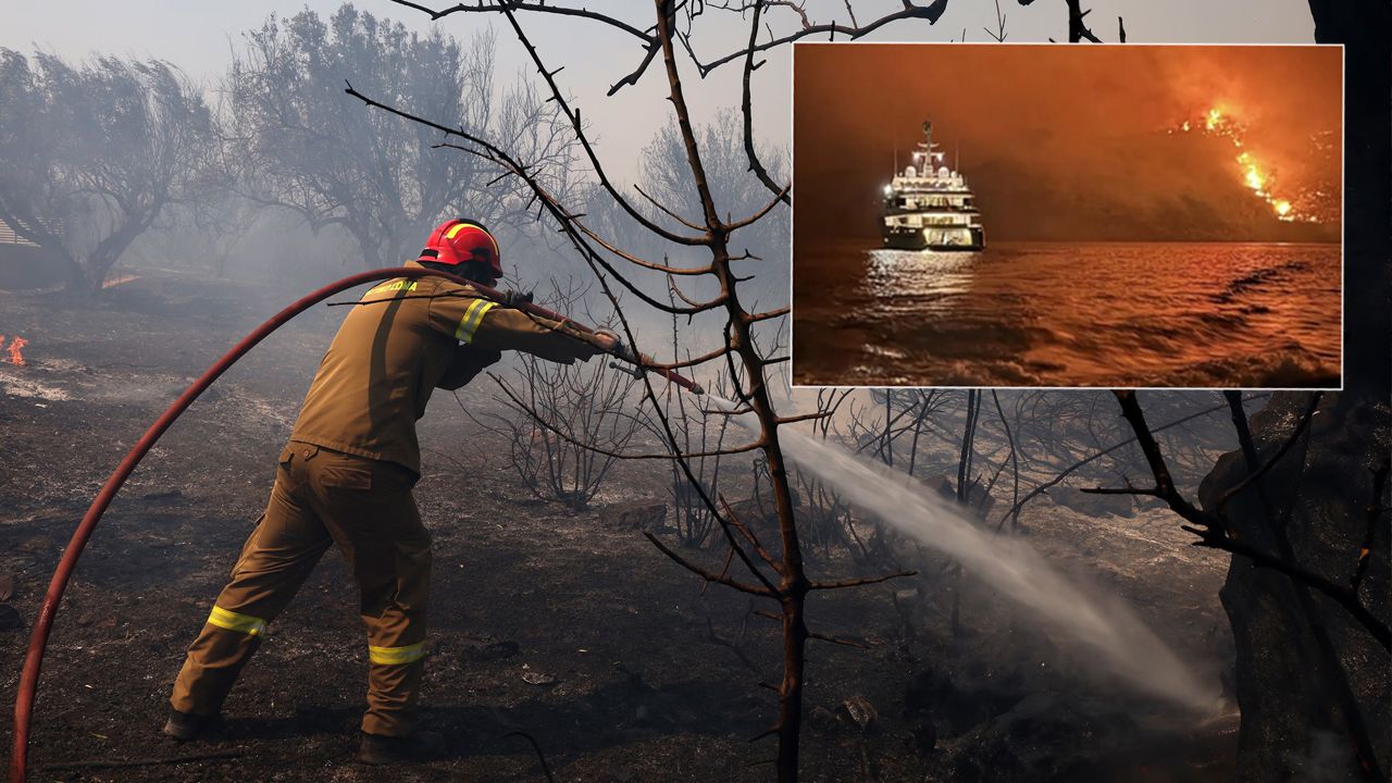 Dev orman yangınına Kazak turistler sebep olmuş! Havai fişek atmışlar