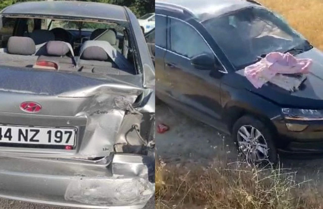 Elazığ’da iki ayrı kaza: 6 yaralı