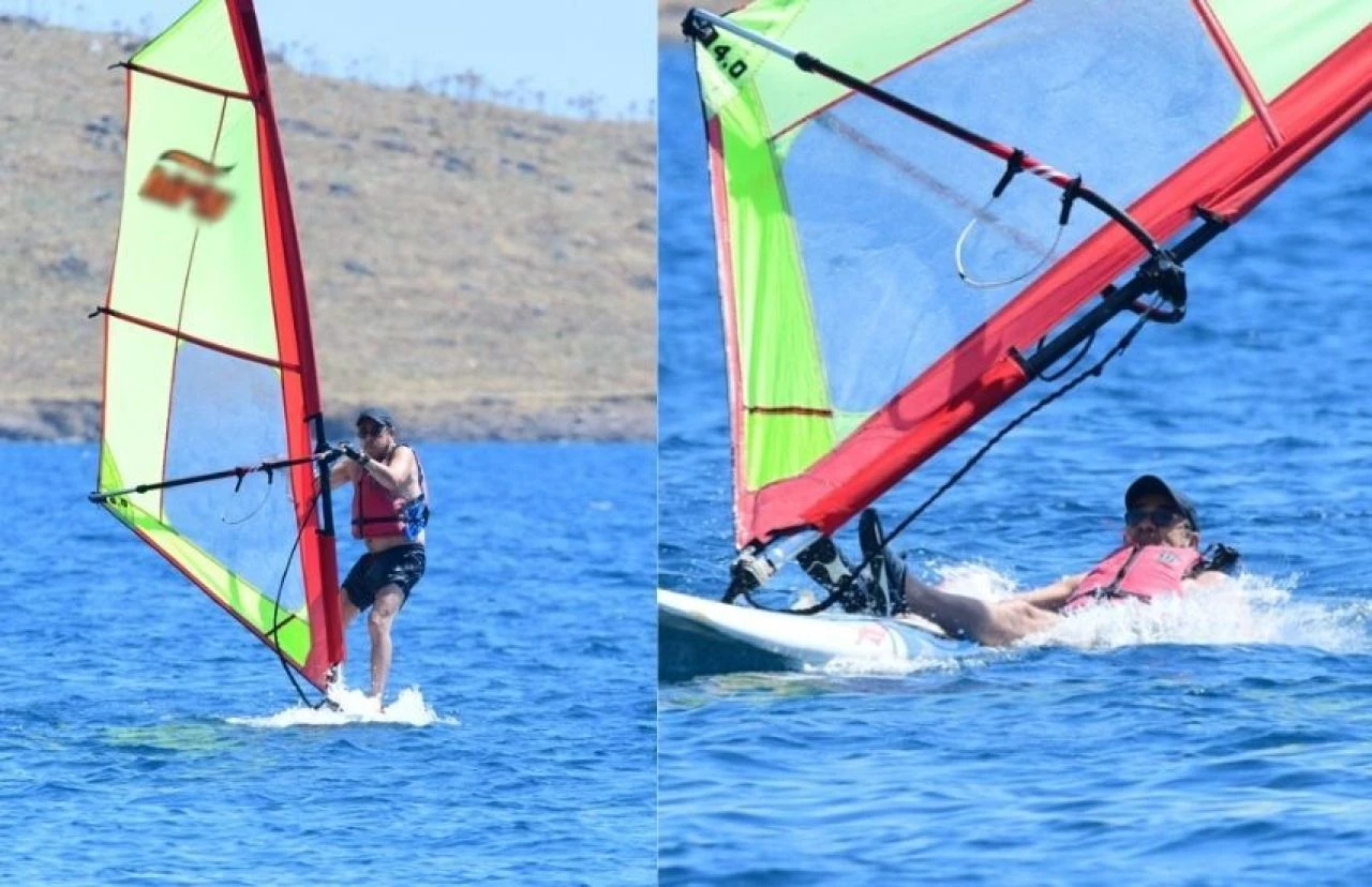 Selçuk Yöntem sahilde paniğe neden oldu! İmdadına bot yetişti - 2. Resim