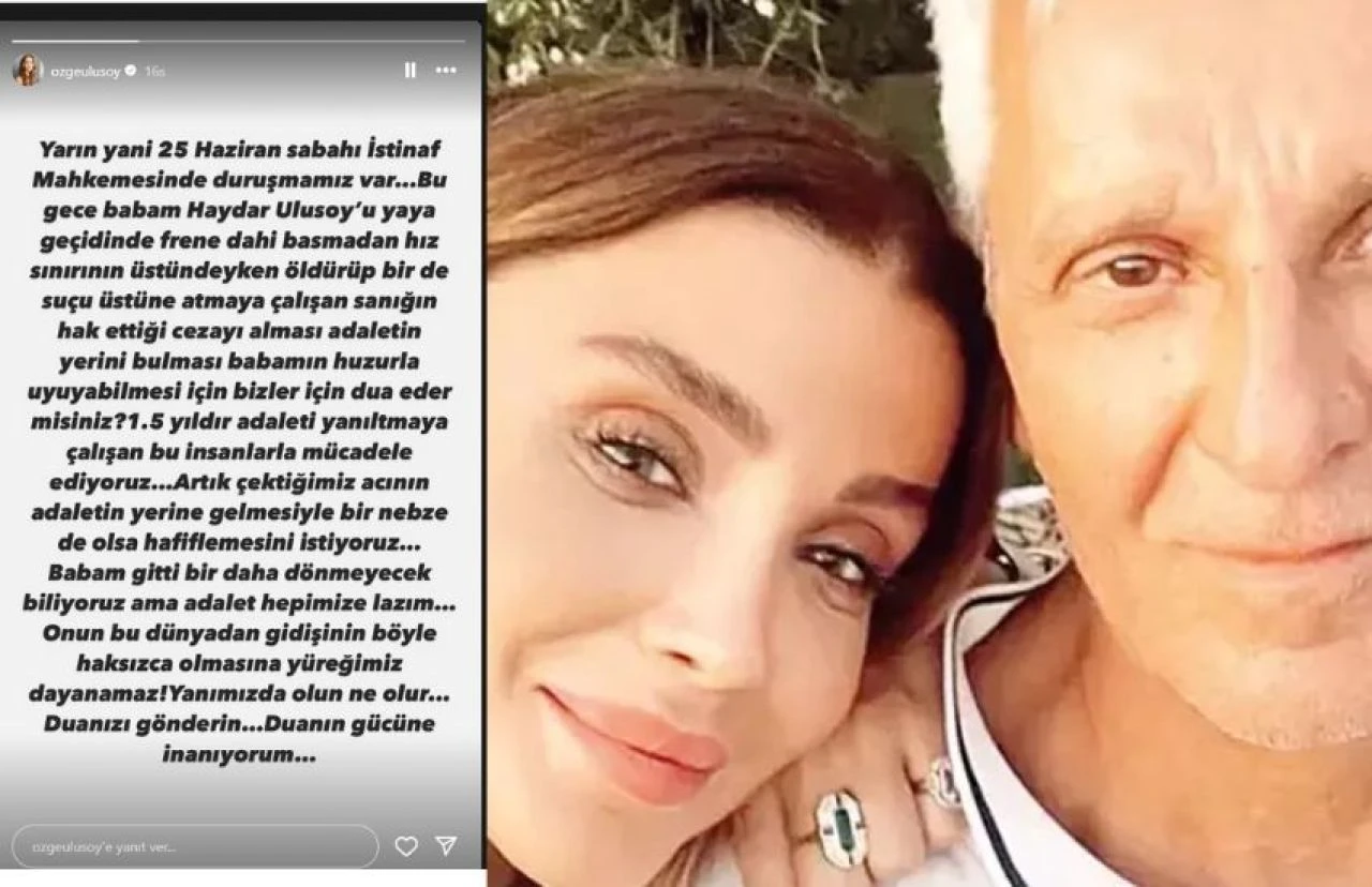 Babasını kaybeden Özge Ulusoy'a sevindiren haber! Tutukluluk süresi arttı
