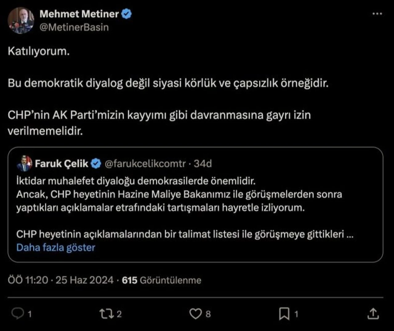 Bakan Şimşek sitem etti! CHP'li Yalçın Karatepe görüşmesine ilişkin açıklama - 2. Resim