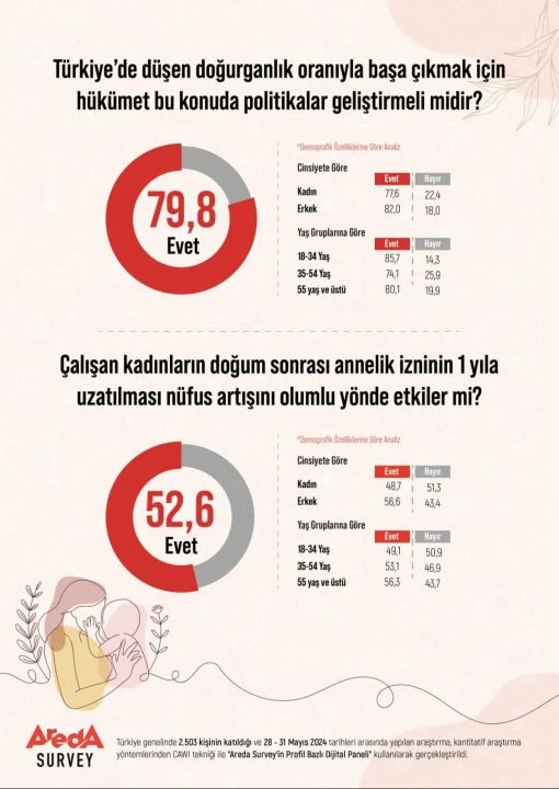 Türkiye'de düşen doğurganlık oranının sebepleri araştırıldı! İşte dikkat çeken sonuçlar
