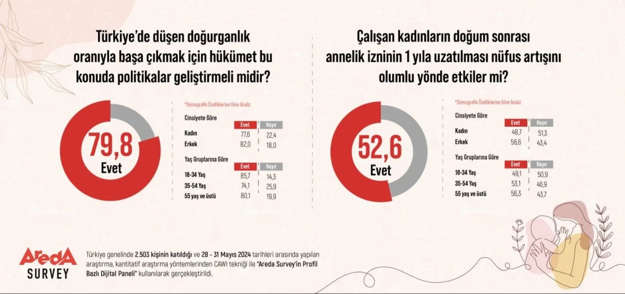 Türkiye'de düşen doğurganlık oranının sebepleri araştırıldı! İşte dikkat çeken sonuçlar