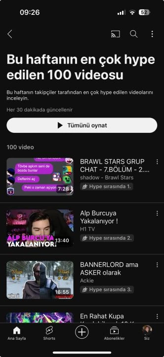 YouTube, 'Hype' özelliğini Türkiye'de test ediyor: Küçük kanalların abone sayısı uçuşa geçecek