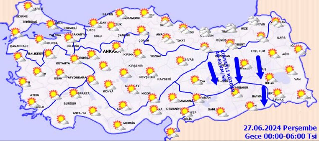 Sıcaklık kavururken Meteoroloji'den 5 il için sarı kodlu uyarı! - 4. Resim