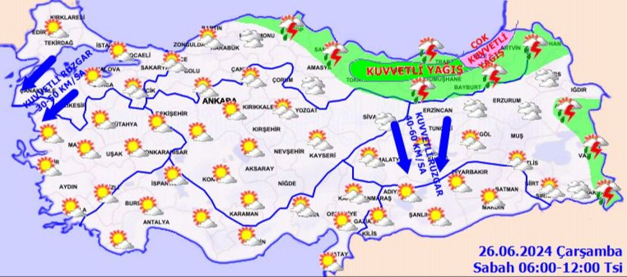 Sıcaklık kavururken Meteoroloji'den 5 il için sarı kodlu uyarı! - 1. Resim