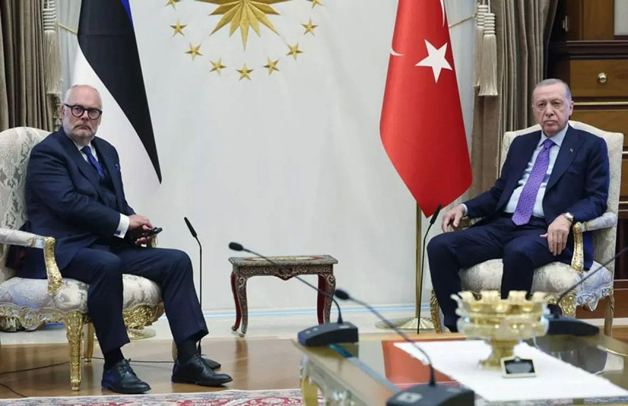 Cumhurbaşkanı Erdoğan ile Estonya Cumhurbaşkanından 'savunma' vurgusu