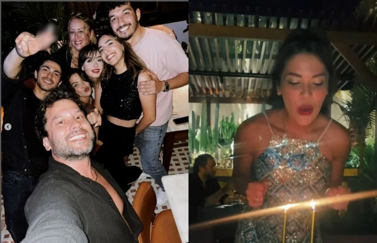 Yasak Elma ekibi Biran Damla Yılmaz'ın doğum gününde buluştu! Gözler Yıldız Argun'u aradı