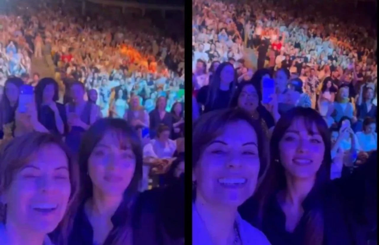 Harbiye'de havada aşk kokusu var! Emir Can İğrek konserinde Sıla Türkoğlu detayı