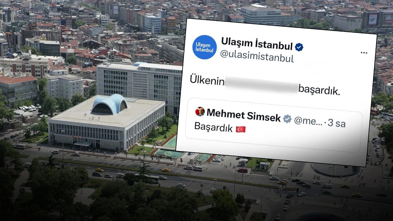 İBB&#039;nin Ulaşım İstanbul hesabının Mehmet Şimşek&#039;e küfürlü cevabı için harekete geçildi