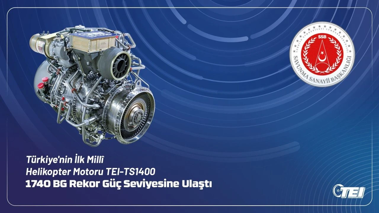 TUSAŞ 51.yılında müjdeyi duyurdu! Helikopterlerimize yerli motor geliyor!