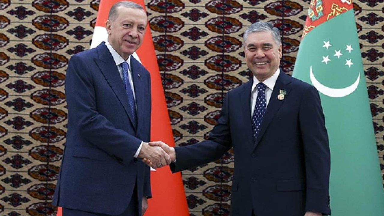Son dakika | Cumhurbaşkanı Erdoğan, Gurbangulu Berdimuhammedov ile görüştü