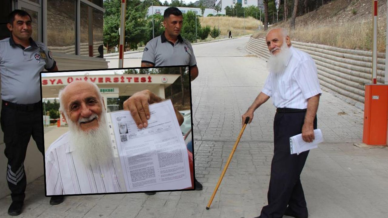 Gençlere taş çıkartıyor! Yaşar dede 4&#039;üncü defa DGS&#039;ye girdi: Mezara kadar okumak istiyorum