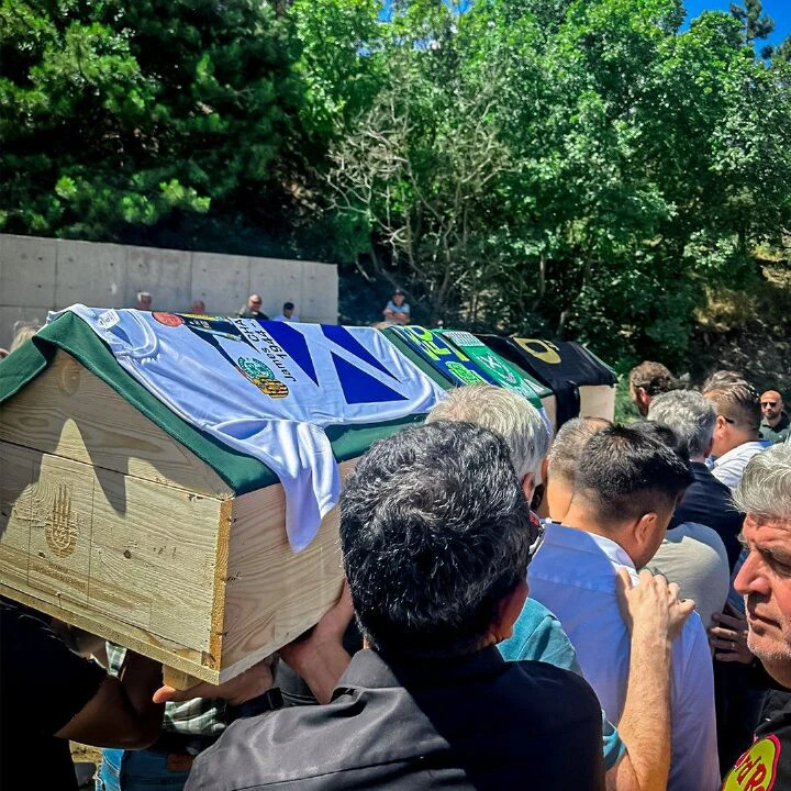 Ankaragücü'nün hayatını kaybeden İskoç taraftarı toprağa verildi