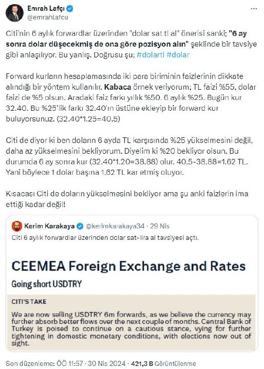 Dünyaca ünlü banka dolar sat TL al dedi! Ünlü ekonomist o ayrıntıya dikkat çekti 'Sakın yanılmayın' - 3. Resim