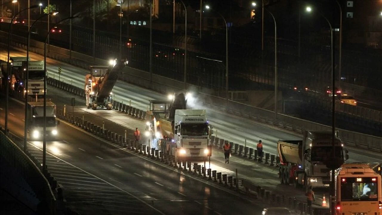 Haliç Köprüsü'nün Kadıköy istikameti 3-8 Temmuz tarihleri arasında trafiğe kapatılacak - 1. Resim