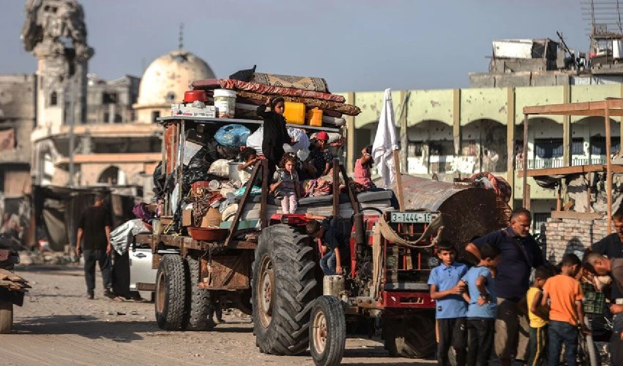 Gazze'de gidilecek güvenli yer yok ama Filistinliler yeniden zorunlu göçle karşı karşıya! İsrail emri verdi - 2. Resim
