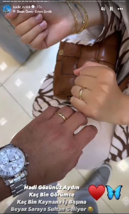 Kadir Ezildi'nin sır gibi sakladığı nişanlısı belli oldu! Meğer ünlü fenomen Fırat Türkmen'in kardeşiymiş - 3. Resim