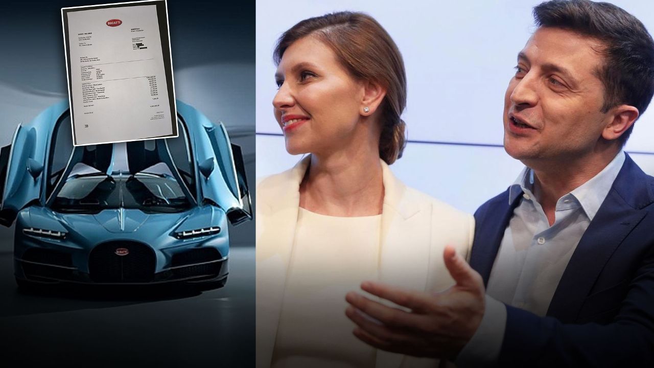 Rus basınından Bugatti provokasyonu: Zelenkiy&#039;nin eşi Olena satın aldı iddiası