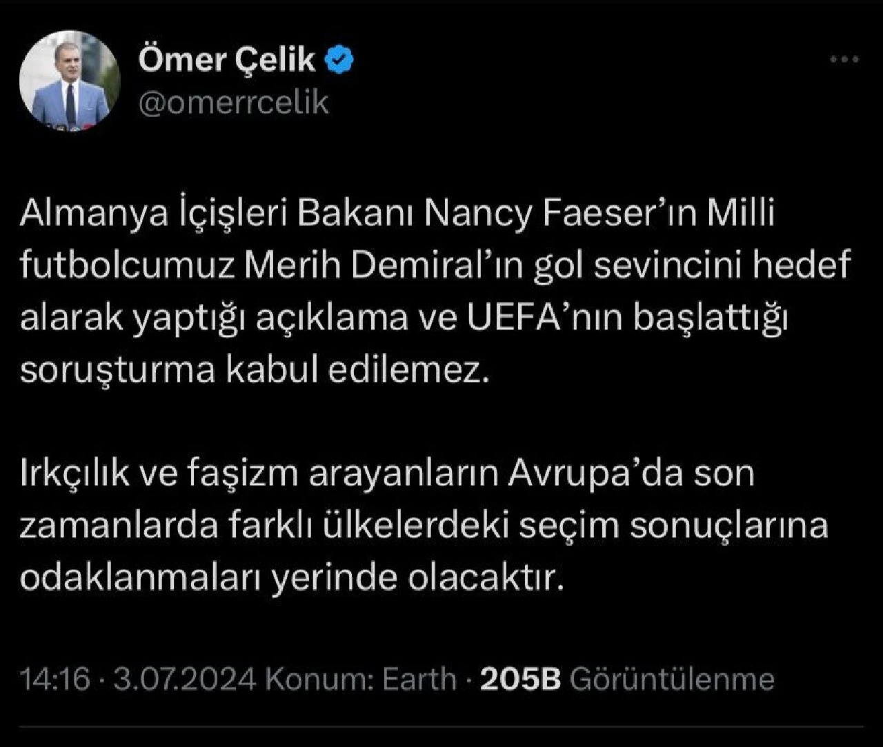 AK Parti’den UEFA’ya Merih Demiral tepkisi: Sembol Yasasında hangi işaretler yasak?