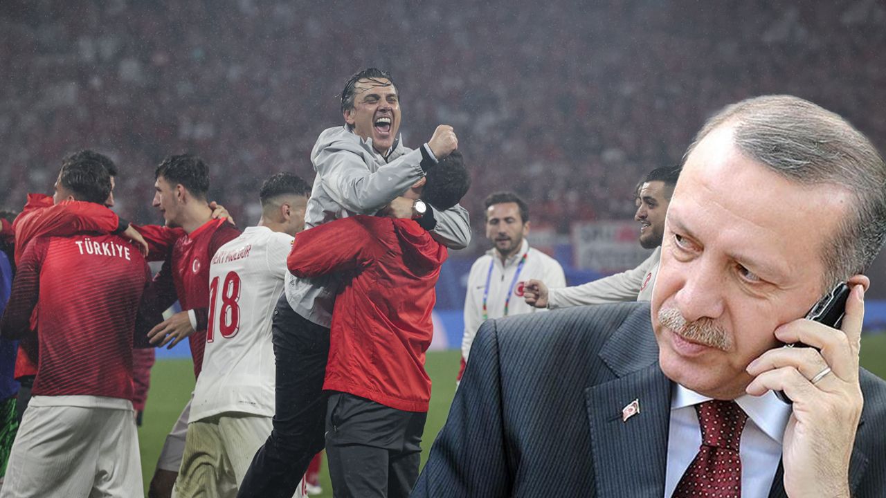 Cumhurbaşkanı Erdoğan'dan A Milli Takım'a tebrik telefonu - Futbol