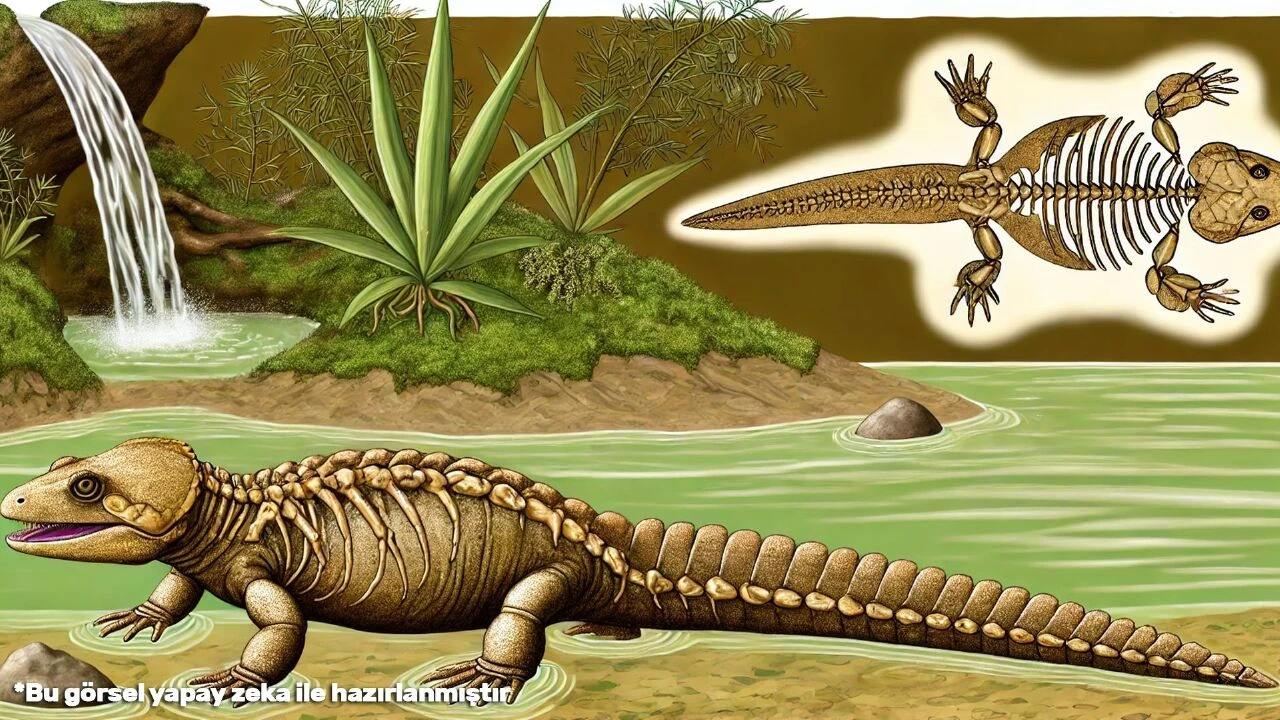 Dinozorların atası... 280 milyon yıllık semender benzeri canlı keşfedildi