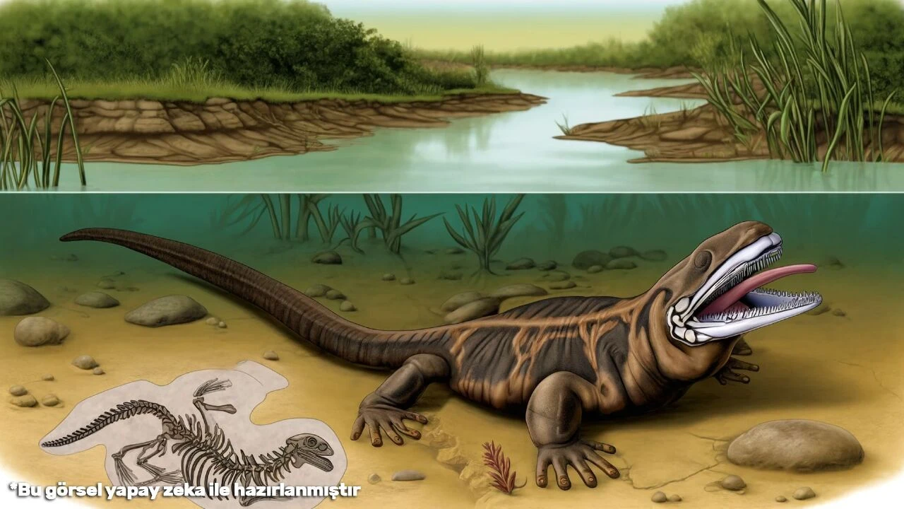 Dinozorların atası... 280 milyon yıllık semender benzeri canlı keşfedildi