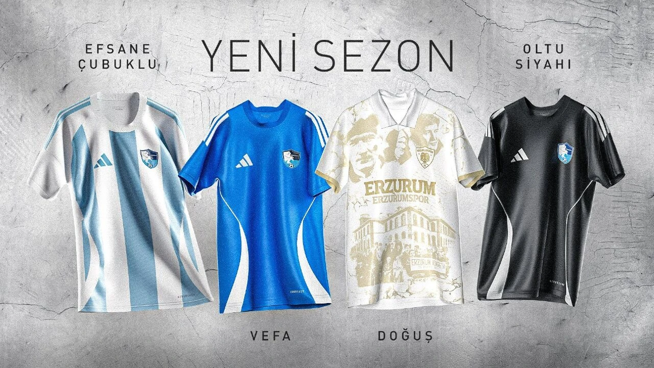 Erzurumspor'un yeni formasında yer alan Erzurumlu İbrahim Erkal 2017 yılında vefat etti - 1. Resim