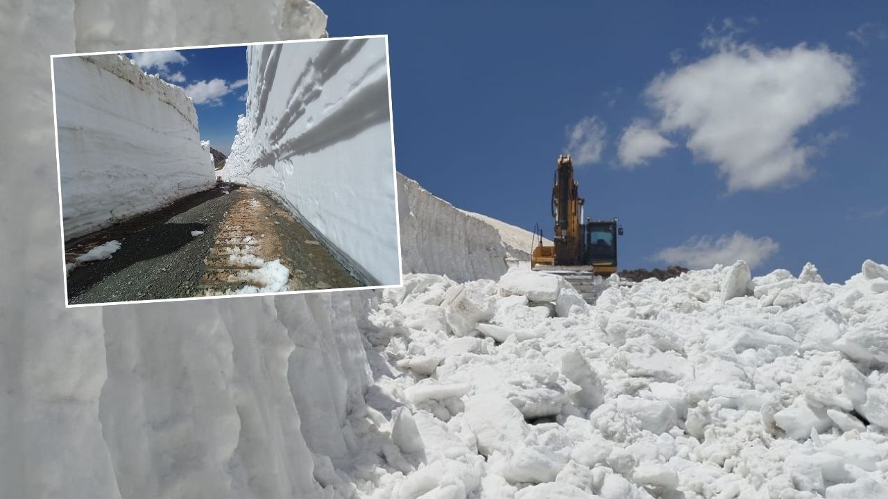 Hakkari&#039;de kar kalınlığı 7 metreyi aştı: Ekipler seferber oldu!