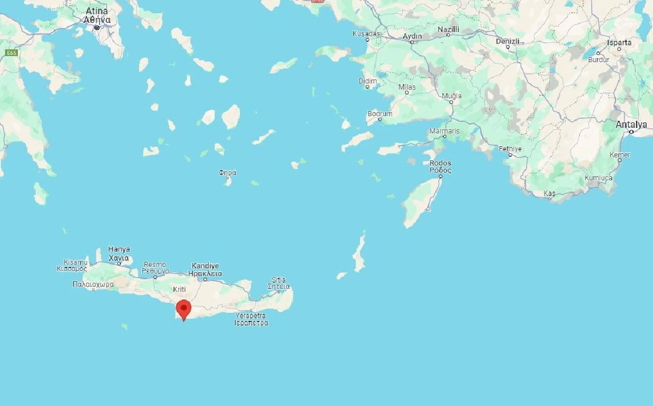 Kandilli duyurdu: Akdeniz'de 3.8  büyüklüğünde deprem! - 1. Resim