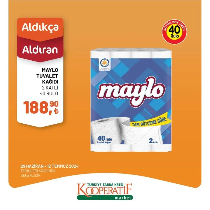 Tarım Kredi Kooperatif Marketlerde temmuz ayına özel indirim: 4-12 Temmuz fırsatları