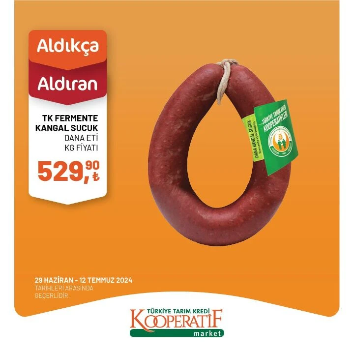 Tarım Kredi Kooperatif Marketlerde temmuz ayına özel indirim: 4-12 Temmuz fırsatları
