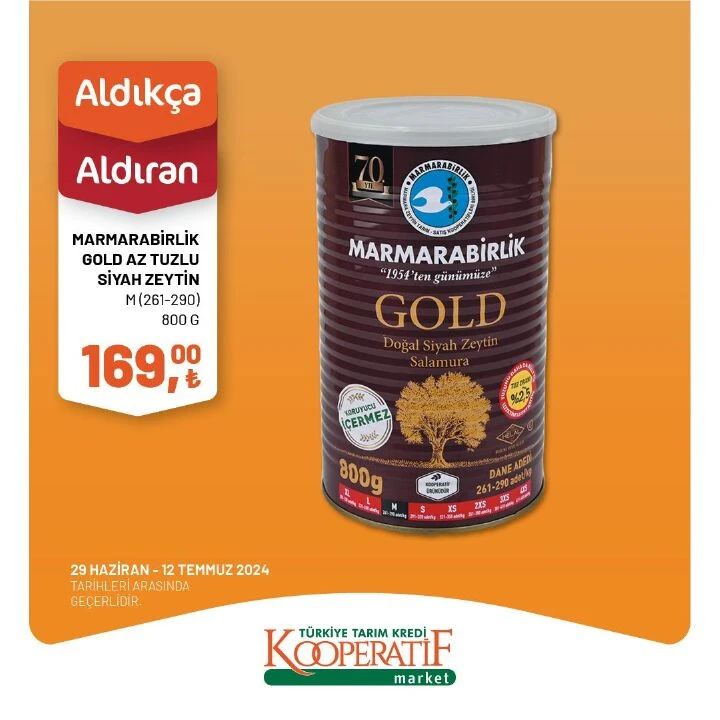 Tarım Kredi Kooperatif Marketlerde temmuz ayına özel indirim: 4-12 Temmuz fırsatları