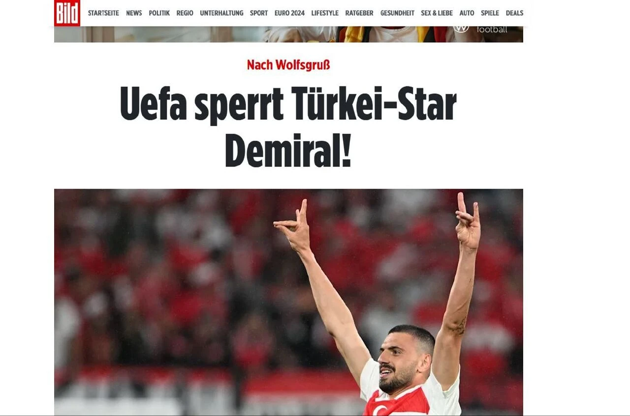 UEFA, Merih Demiral'a men cezasıyla Bild'e çanak tutuyor! Türkiye'ye yapılan çirkin algı operasyonuna sert tepki