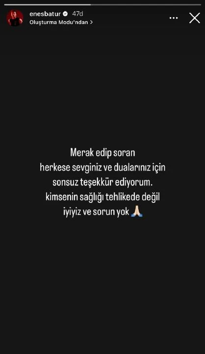 Enes Batur geçirdiği trafik kazası sonrası ilk açıklama geldi - 1. Resim