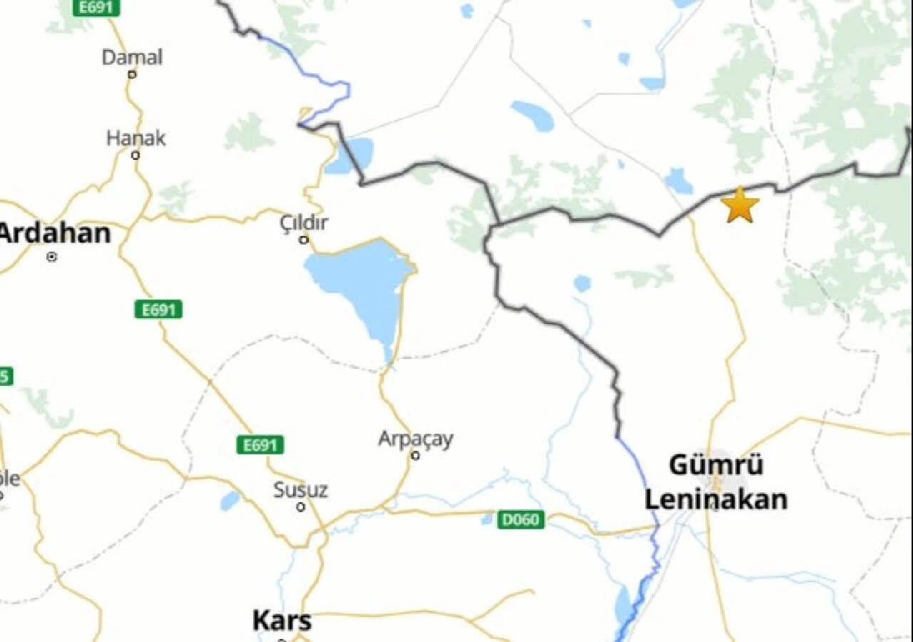 Ermenistan - Kars sınırında deprem oldu! AFAD ayrıntıları duyurdu - 1. Resim