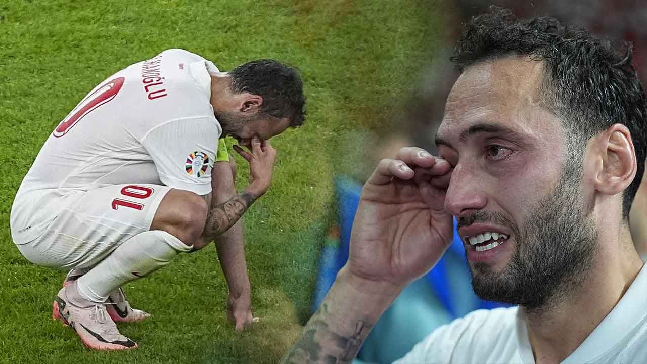 Hakan Çalhanoğlu mağlubiyet sonrası gözyaşlarına boğuldu: Keşke geri çekilmeseydik