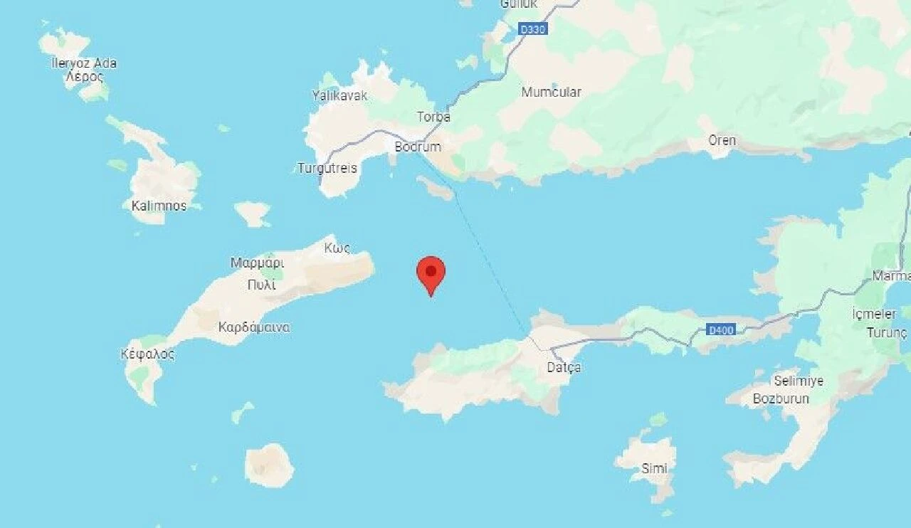 Marmaris ve Bodrum'un tam ortasında deprem oldu: Kandilli Rasathanesi'nden açıklama geldi