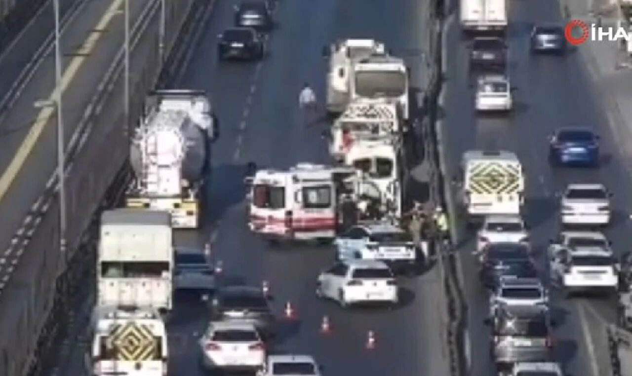 Son dakika | E-5'te zincirleme trafik kazası! Çok sayıda yaralı var - 2. Resim