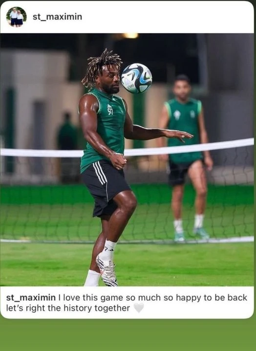 Allan Saint-Maximin'den üst üste paylaşımlar: Fenerbahçe için gemileri yaktı!