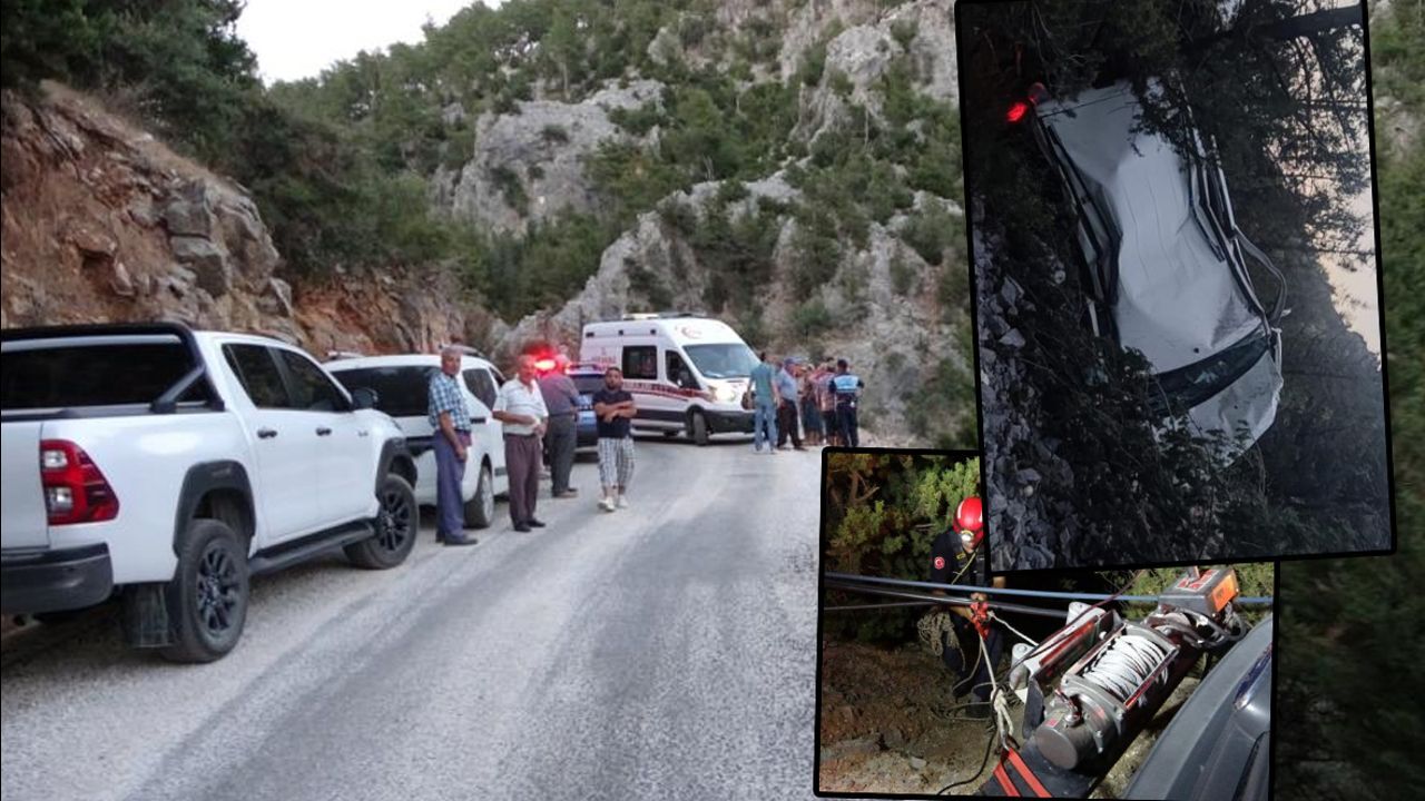 Antalya&#039;da kahreden olay! Karı - koca uçurumdan aşağıya uçtu