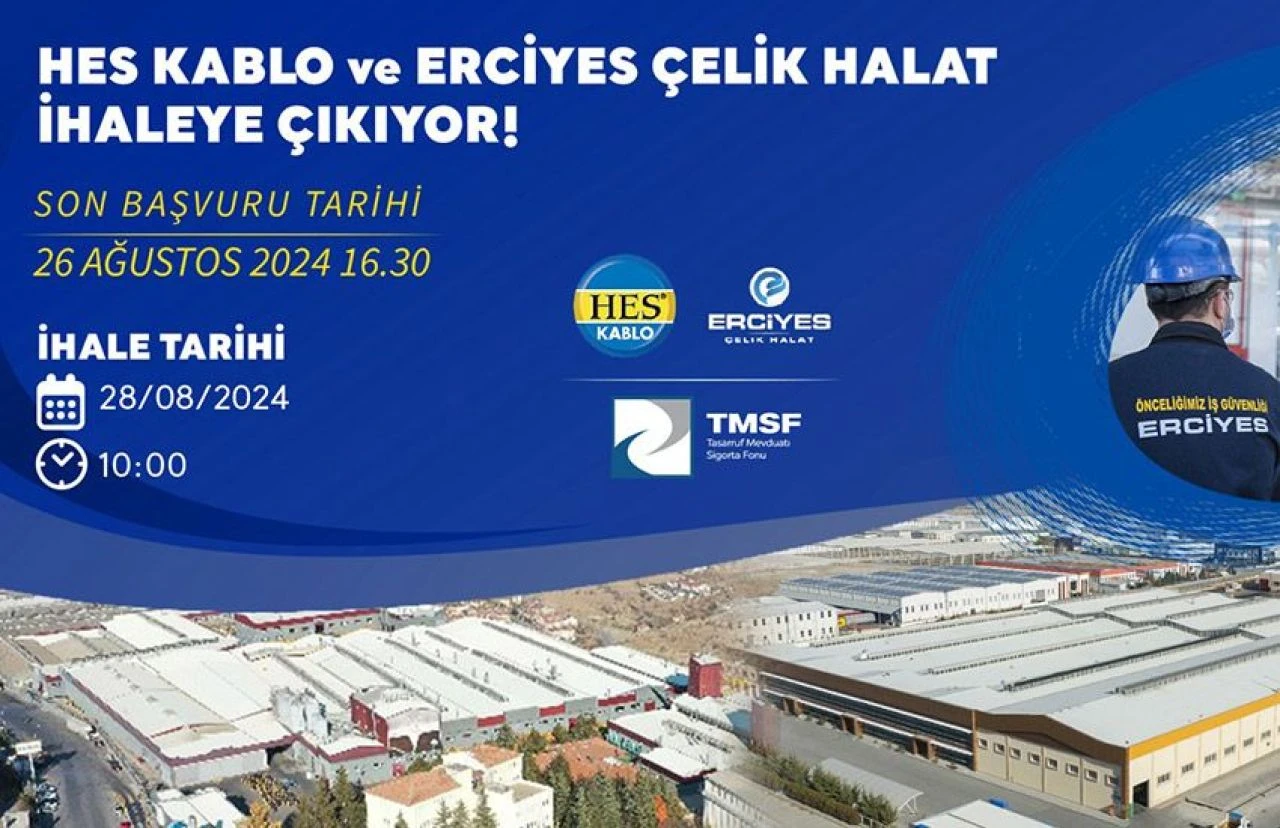 Kablo sektörünün lideri HES kablo ve Erciyes çelik halat satışa çıkıyor! - 1. Resim